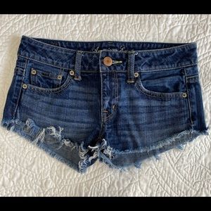 Denim shorts
